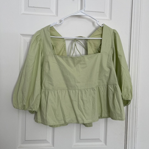 Abercrombie Light Green Blouse - Picture 1 of 1